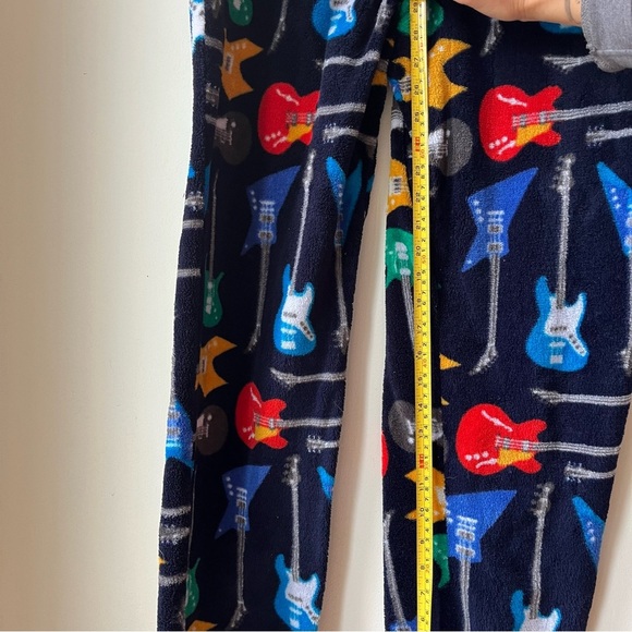 Mountain Ridge Men’s Medium Guitar Fleece Hooded Onesie Pajamas Unisex Cozy - Picture 6 of 14